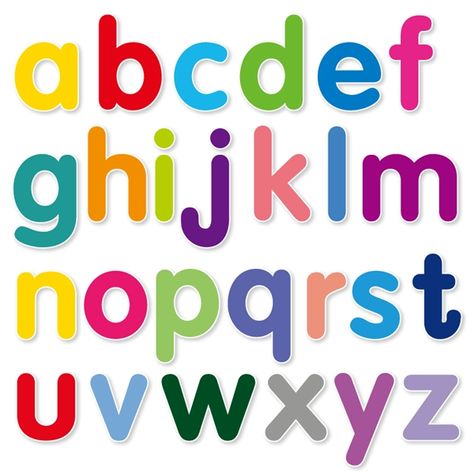 Lowercase Alphabet Printable, Small Letters Alphabet, Printable Abc Letters, Small Alphabet Letters, Alphabet Letters Clipart, Learning Wall, Small Library, Alphabet Handwriting Practice, Clipart Letters