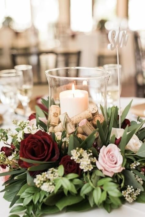 Wine Cork Wedding Ideas Diy, Vintage Winery Wedding, Whiskey And Wine Wedding, Wedding Corks Ideas, Wine Fountain Wedding, Wine Themed Table Decor, Cork Wedding Decor, Wedding Wine Centerpieces, Winery Centerpiece Ideas