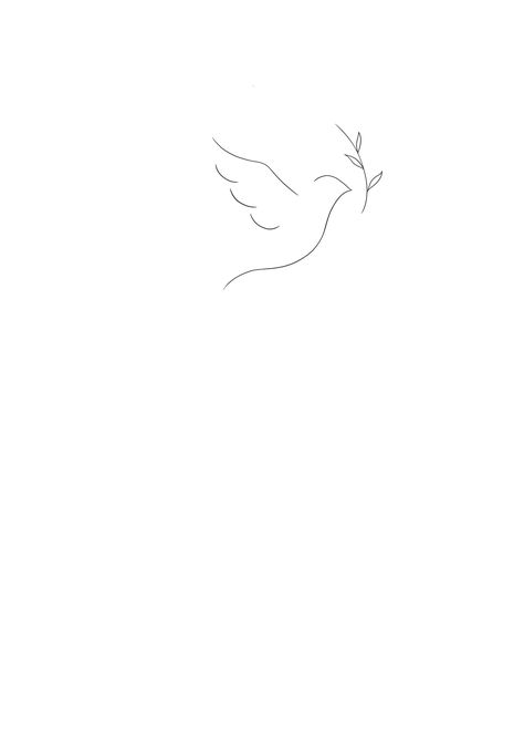 Outline Of Bird Tattoo, Dainty Dove Tattoos For Women, Floral Dove Tattoo, Dove Tattoo Aesthetic, Swallow Outline Tattoo, Single Line Dove Tattoo, Dove Line Art Tattoo, Dove Tattoo Design Drawing, Dove Tattoo Wrist