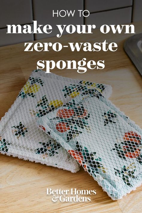 Make one in just a few minutes! Syprosjekter For Nybegynnere, Diy Sponges, Sewing Machine Projects, Scrap Fabric Projects, Sew Ins, Beginner Sewing Projects Easy, Kitchen Crafts, Small Sewing Projects, Sewing Projects For Beginners