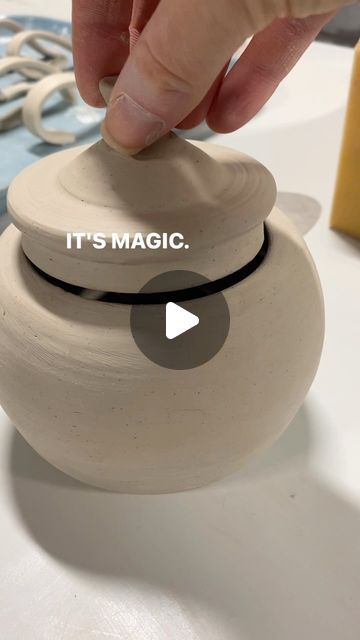 Pottery Form Ideas, Ceramic Closed Form, Closed Forms Pottery, How To Throw A Lidded Jar, Pottery Lids How To, Throwing Lidded Jars, Pottery Closed Form, Wheel Thrown Ceramics Ideas, Closed Form Ceramics