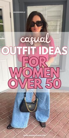 Outfit Ideas For 45 Year Old Women, Fit At 50 Years Old Woman, Casual Grocery Shopping Outfit, Outfit Ideas For 50 Year Old Women, Fashion For 50 Year Old Women, Outfits For 50 Year Old Women, Pink Top Outfit Ideas, 50 Year Old Women Fashion, Pink Casual Outfit