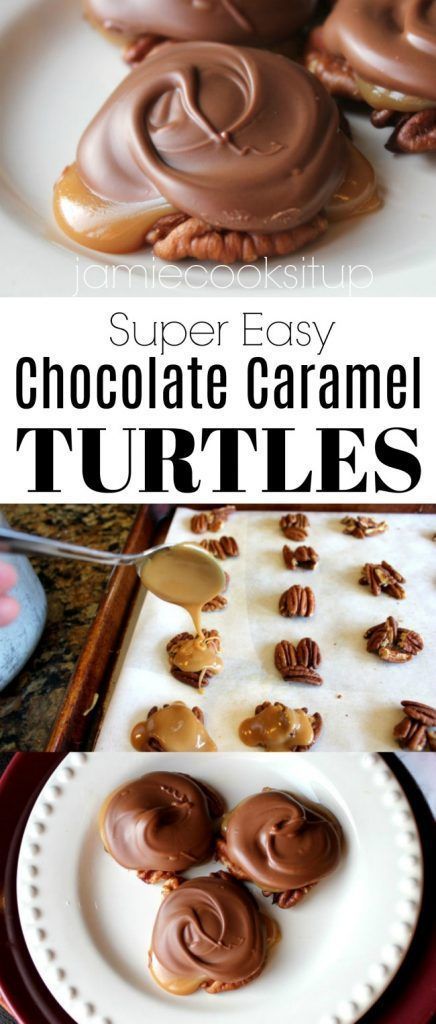 I have always wanted to make Turtle Clusters. Not because I have a fascination with real live turtles and think it would be fun to nibble on one. I’ve actually NEVER wanted to do that. Thank … Pecan Turtle Clusters, Pecan Turtles Recipe, Turtle Clusters, Caramel Turtles, Turtles Recipe, Turtle Recipe, Pecan Turtles, Chocolate Clusters, Turtle Cookies