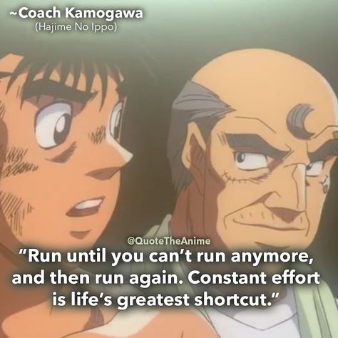 Ippo Makunouchi Quotes, Hajime No Ippo Quotes, Gains Quote, Sin Quotes, Anime Motivation, Stoicism Quotes, Hajime No Ippo, Strong Mind Quotes, Man Up Quotes