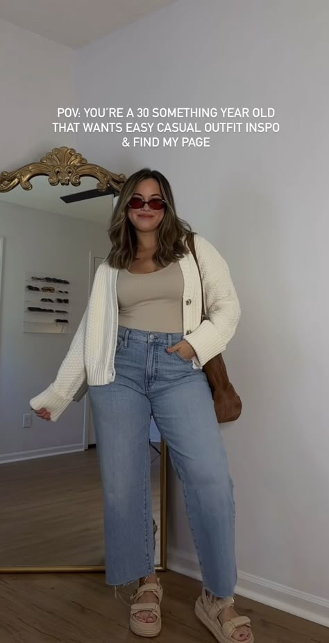 Plus Size Denim Shirt Outfit Fall, Mid Size Outfits Autumn, Haircut Outfit Casual, Tshirt Under Dress Outfit 90s, Mid Plus Size Outfits, Middle Age Women Outfits, Mid Size Autumn Outfits 2024, Curvy Hourglass Outfits Casual, Ramen Outfits