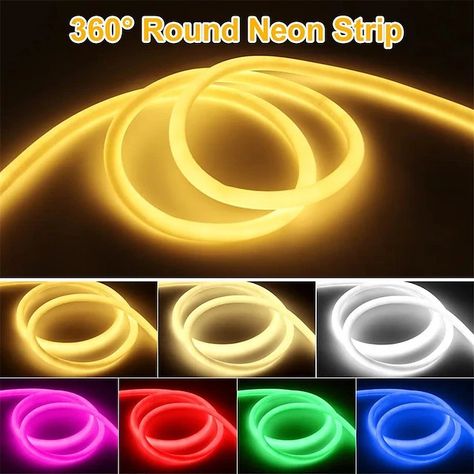 Illuminate your space with our 360-degree round neon LED light strip! Waterproof and flexible, perfect for indoor and outdoor DIY decorations. ✨💡 https://lightinthebox.tv2h87.net/c/4923499/898314/8199?prodsku=9664023&u=https%3A%2F%2Fwww.lightinthebox.com%2F360-round-neon-led-light-strip-220v-240v-tube-flexible-rope-lights-waterproof-holiday-home-decoration-for-indoors-outdoors-diy-decor_p9664023.html&intsrc=APIG_7096 #LEDLighting #HomeDecor #Lightinthebox Tap the link in the bio to shop ... Outdoor Rope Lights, Stage Lighting Design, Led Pool Lighting, Fiber Optic Lighting, Led Projects, Led Rope Lights, Led Band, Led Light Strip, Decor 2024