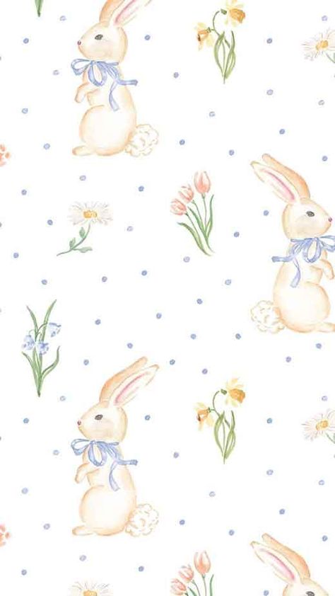 40+ Springy Easter Wallpapers for iPhone (Aesthetic & Free) - The Mood Guide Easter Widgets, Easter Wallpapers, Easter Aesthetic, Aesthetic Easter, Pearly Gates, Easter Backgrounds, Cotton Pajama Set, Easter Wallpaper, Fluffy Bunny