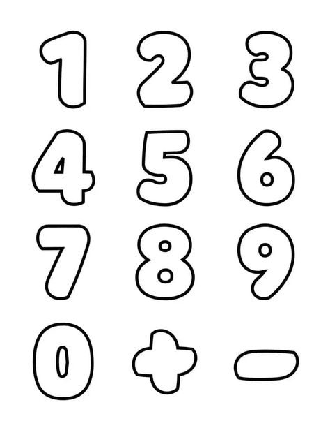 2 Inch Bubble Numbers 0-9 Numbers Pattern Design, Alphabet Fonts Numbers, Number Fonts Bubble, Numbers Bubble Letters, Bubble Letter Fonts Numbers, 2024 Bubble Letters, Numbers Drawing Design, Font Ideas Numbers, Bubble Writing Numbers