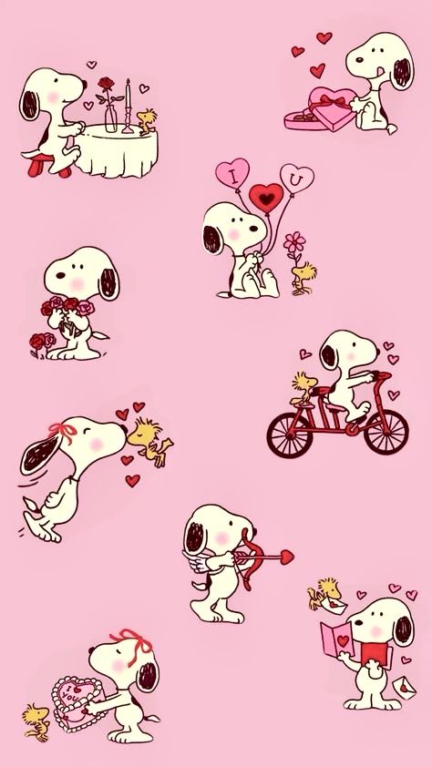 Valentines Day Cute Wallpaper, Valentine Wallpaper Iphone Aesthetic, Tweety Bird Valentines Day, Cute Wallpapers Valentines, Snoopy Christmas Pink, Valentine Ipad Wallpaper, Ipad Wallpaper Valentine Backgrounds, Pink Snoopy Christmas Wallpaper, Red Snoopy Wallpaper