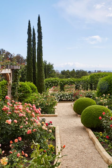 oprah winfrey best garden veranda Rose Garden Design, Italian Garden, Have Inspiration, Formal Gardens, Mediterranean Garden, Gorgeous Gardens, Garden Cottage, Oprah Winfrey, Rose Garden