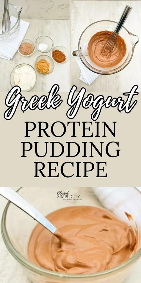 Greek Yogurt Protein Pudding Protein Fiber Meals, Protein Breakfast Easy, Protein Yogurt Bowls, Greek Yogurt Dessert Healthy, Breakfast Ideas No Eggs, Home Fitness Room, Breakfast Ideas For Work, Yogurt Bowl Recipe, After Workout Snack