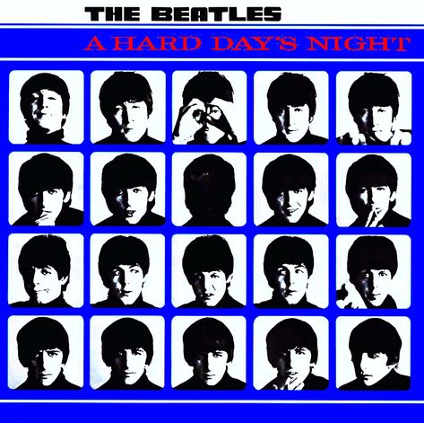 The Beatles - A Hard Days Night. [1964] HD Album Cover. Hard Days Night, Beatles Vinyl, Apple Records, Beatles Poster, Beatles Albums, Album Wall, The White Album, Classic Album Covers, Iconic Album Covers