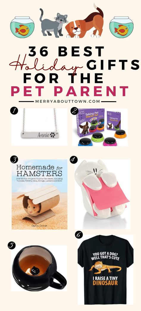 People who love their pets REALLY love their pets. We've brought together 36 great gifts that will show that you know how much they love their pets. People With Pets, Tiny Dinosaur, Love Pet, Give Back, Pet Parent, Gifts For Pet Lovers, Fun Projects, The Community, A Holiday