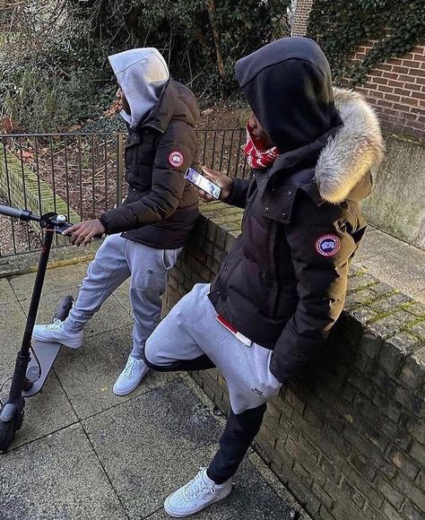 London Drip💧 on Instagram: “Big leagues🗞 Follow @lndndrips - #Fashion #Style #OOTD #InstaFashion #Vintage #FashionBlogger #Fashionista #StreetStyle #Stylish #instastyle” Canada Goose Chilliwack Men, Uk Boys Roadmen Aesthetic, London Drip, Tech Fits, Nike Tech Tracksuit, Winter Drip, Canada Goose Chilliwack, Drip Fits, Thug Style