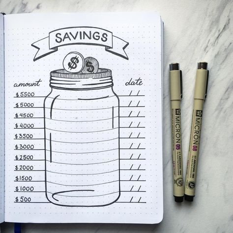 LOVE these!!! 10 Bullet Journal Ideas to Organize Your Money. Easy Ways to start using bullet journals for your money. #bulletjournal #bujo #bujospreads Journal Money Tracker, Trackers Journal, Money Tracker, Journal Ideas Templates, Bullet Journal 2020, Penanda Buku, Bullet Journal 2019, Creating A Bullet Journal, Bulletin Journal