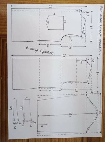 Dress Shirt Sewing Pattern, Basic Shirts Pattern, Pola Dasar, Boys Shirts Pattern, Mens Shirt Pattern, Mens Sewing Patterns, Corset Sewing, T Shirt Sewing Pattern, Vest Sewing Pattern