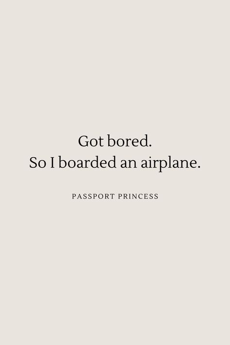 Follow Passport Princess for travel quotes, hacks, tips and essentials 🌏✈️ #quote #travel #airplane #flights #funny Take Flight Quotes, Airplane Travel Quotes, Airplane Mode Quotes, New Year Travel Quotes, Travel Aesthetic Wanderlust Quotes, Flight Quotes Travel, Airport Quotes Travel, Flights Quotes, Solo Trip Quotes