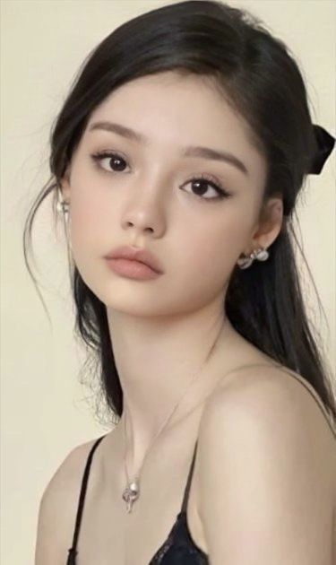 Models Portrait Ideas, Aesthetic Face Shape, K Pop Eyebrows, Jennie Smokey Eye Makeup, Asian Model Makeup Natural, Pale Asian Skin, Refreshed Makeup Look, Kpop Idol Eyebrows, Necklines For Round Face Shape