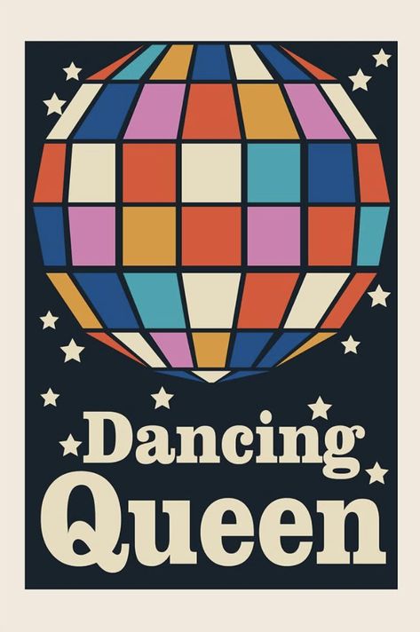 Amazon.com: Vintage Disco Ball Poster Prints Retro Aesthetic Poster Dancing Queen Poster Wall Art Retro Disco Art Colorful Aesthetic Painting 70s Posters Trendy Retro Canvas Wall Art 16x24inch Frameless Poster: Posters & Prints Disco Ball Retro Dancing Queen Poster, Retro Disco Aesthetic, Poster Prints Retro, 70s Posters, Vintage Disco Ball, Disco Ball Poster, Disco Art, 70’s Disco, Disco Aesthetic