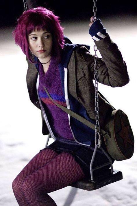 Ramona Flowers Laurence Anyways, Bryan Lee O Malley, Ramona Flowers, Manic Pixie Dream Girl, Fest Outfits, Scott Pilgrim Vs. The World, Mary Elizabeth Winstead, Vs The World, Mary Elizabeth