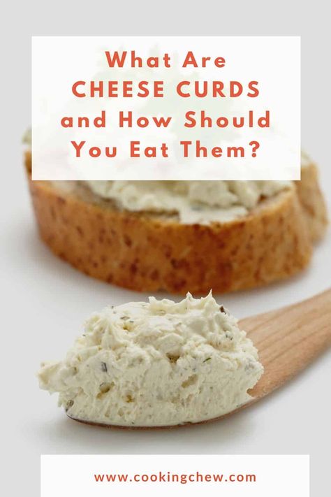 What Do Cheese Curds Taste Like?  Cheese curds don’t have a strong flavor. They mostly taste like mild cheddar and come in three different colors –white, orange, or yellow. They’re quite rubbery which makes them squeak in your mouth as you bite into them. Recipes Using Cheese Curds, What To Do With Cheese Curds, Cheese Curd Recipes, Curd Cheese Recipes, Recipes With Cheese Curds, Cheese Curds Recipe Dishes, Cheese Curds Recipe, Wisconsin Cheese Curds, Cheddar Cheese Curds