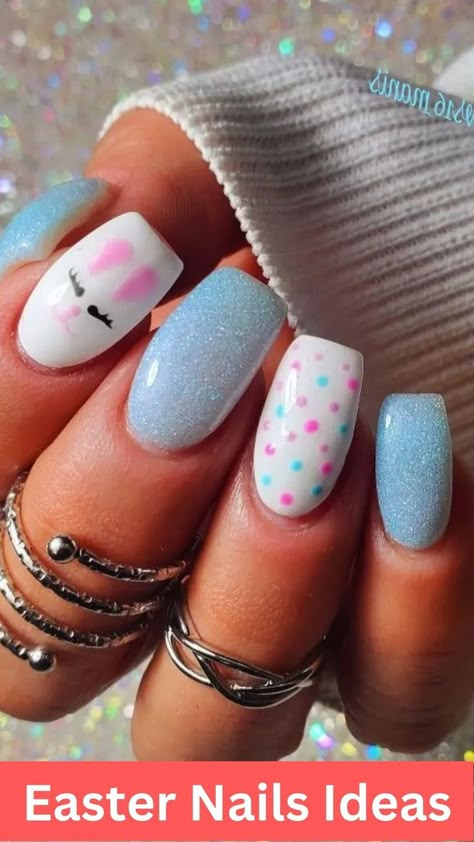 No Chip Nails Designs Spring, Easter Dip Nail Ideas, May Nails Ideas Simple, Easter Nails Design Spring Short, Easter Nail Ideas Square, Easter Nail Designs Short, Easter Nails Diy Easy, Easy Easter Nail Designs For Short Nails, Peep Nail Designs