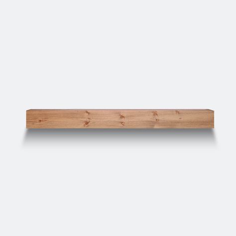 Wood Mantel Floating Mantle Shelf, Floating Fireplace Mantle, Modern Fireplace Mantel, Contemporary Fireplace Mantels, Mantel Installation, Floating Shelf Mantle, Cottage Family Room, Floating Mantle, Oak Mantle