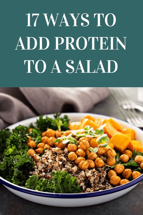 Learn how to create a high-protein salad quickly and easily with these simple yet creative ways to add protein to a salad. Kay Nutrition, Protein Salad Recipes, Lunch And Dinner Ideas, Low Calorie Salad, Tips For Life, High Protein Salads, Protein Salad, Motivational Tips, Vegetarian Protein