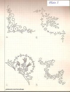 Simple Hand Embroidery Designs, Handkerchief Embroidery, Vintage Corner, Daisy Stitch, Lazy Daisy Stitch, Floral Embroidery Patterns, Pola Sulam, Embroidery Transfers, Learn Embroidery