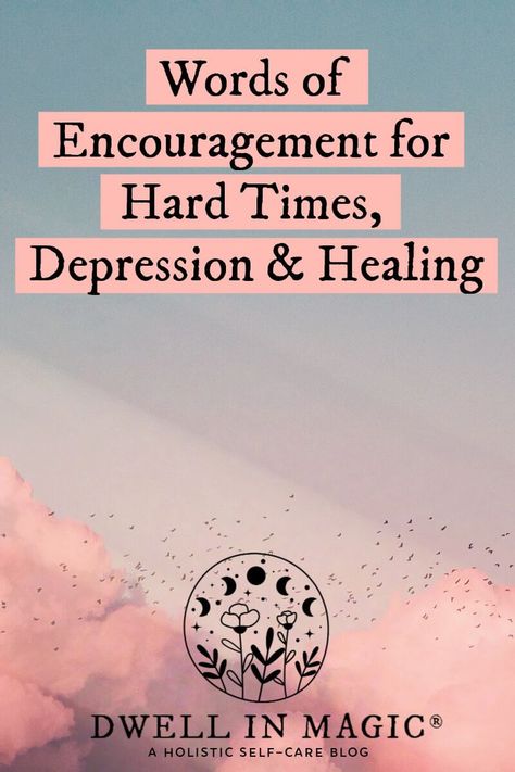 Encouraging Words For Friends, Inspirational Words Of Encouragement, Quotes About Hard Times, Words With Friends, Words Of Affirmation, Inspirational Prayers, Favorite Words, Positive Words, Healing Quotes