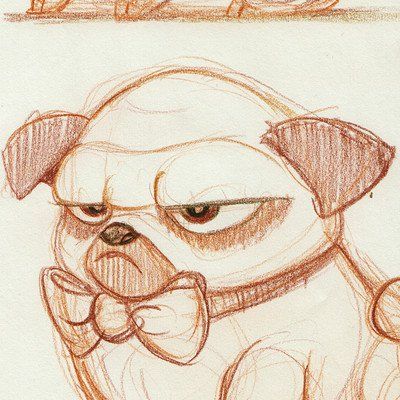 ArtStation - Vipin Jacob Pug Cartoon, Graffiti Drawings, Pen Art Work, Dog Drawings, Pug Art, Cute Pugs, Pug Life, Things To Draw, Dog Drawing