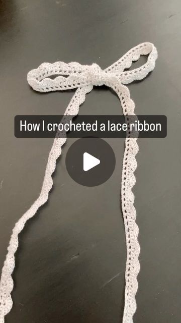 Crochet Ideas Small Yarn, Crochet Shoelaces Free Pattern, Crochet Lace Strip, Crochet Lace Shoelaces, Crochet Lace Tutorial Videos, Creating Crochet Patterns, Crochet Shoe Laces Pattern, Crochet Lace Ribbon Pattern Free, Crochet And Ribbon