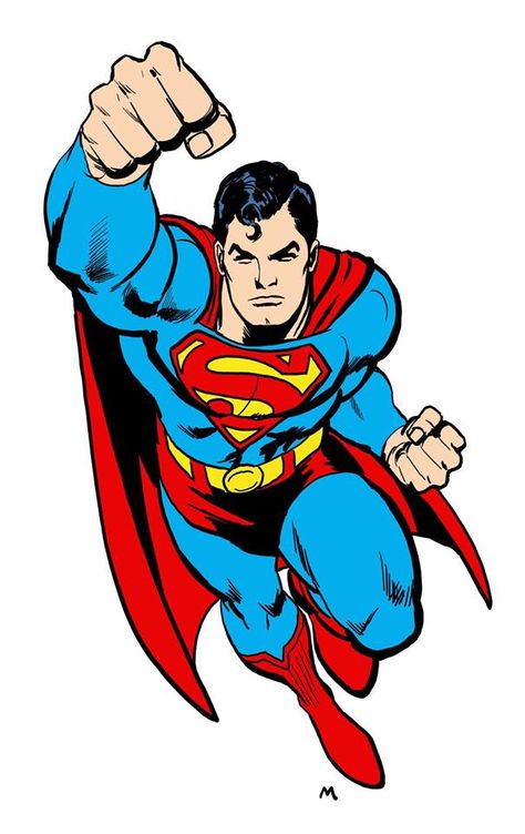 Superman by Tom Morgan #TomMorgan #Superman #ClarkKent #KalEl #JusticeLeague #JL #Krypton #Smallville #ManofSteel #Metropolis #DailyPlanet Superman Stickers, Superman Flying, Superman Pictures, Superman Gifts, Superman Wallpaper, Action Comics 1, Superman Family, Superman Art, Superman Comic