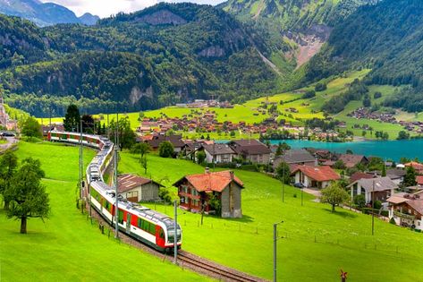 How to Choose the Best Swiss Rail Pass for Your Trip | Holidays to Switzerland Interlaken, Switzerland, Train