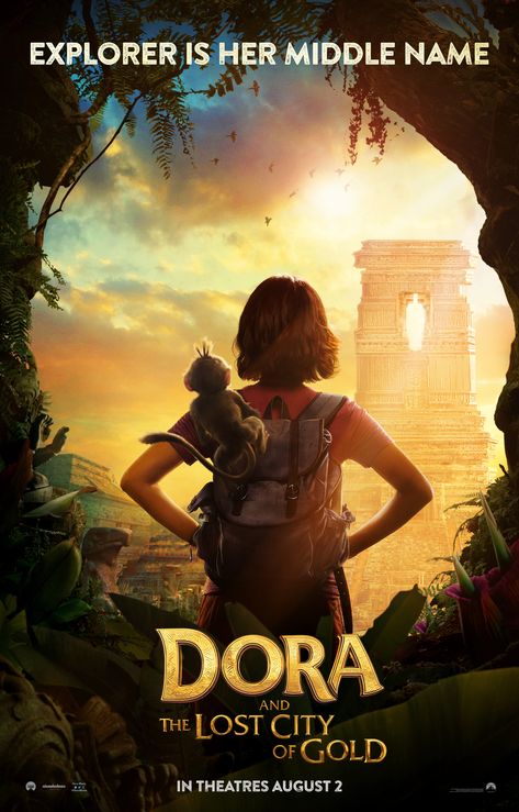 Dora Movie, Les Goonies, Gold Movie, Lost City Of Gold, City Of Gold, Action Movie Poster, Isabela Moner, Shutter Island, The Lost City