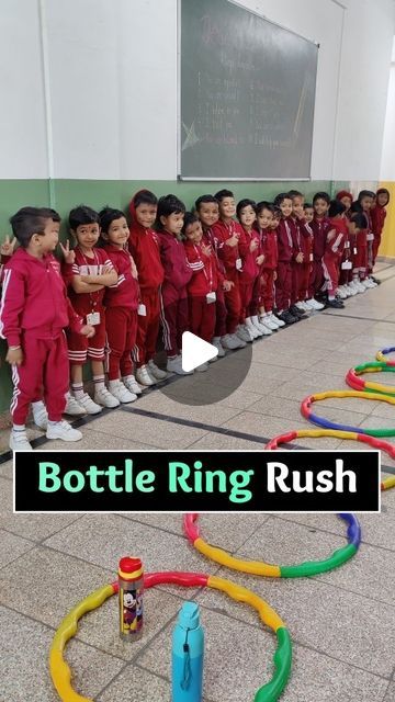 Raj Vedanta School on Instagram: "Junior kindergarten students played a fun indoor sport with water bottles and rings.  #playbasedlearning #kindergartenactivity #kindergartenstudents #bhopalbestschool #rajvedanta" Activity For Junior Kg, Indoor Activities For Kindergarten, Junior Kg Activities, Physical Education Activities For Kids, Winter Physical Activities For Kids, Kids Activities Indoor Preschool, Sports Activities For Kindergarten, Indoor Activity For Kids, Winter Party Activities For Kids