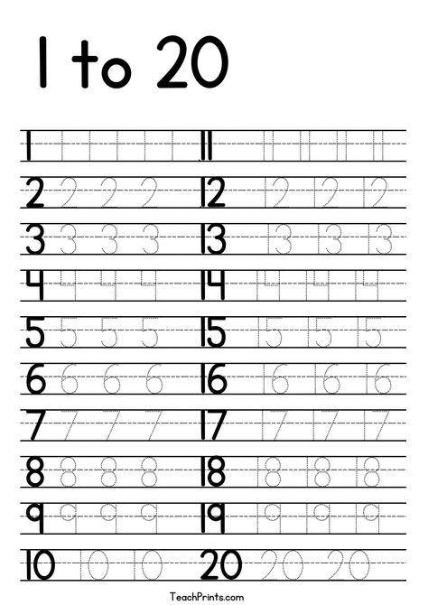 Grab all of my kids and kindergarten number 1-20 tracing worksheets here. Each individual printable worksheet is free and you can select from the variations Number Recognition Worksheets, Number Activities Preschool, Free Math Printables, Number Worksheets Kindergarten, Kindergarten Math Free, Elementary Worksheets, Kindergarten Math Worksheets Free, Tracing Worksheets Free, Tracing Numbers