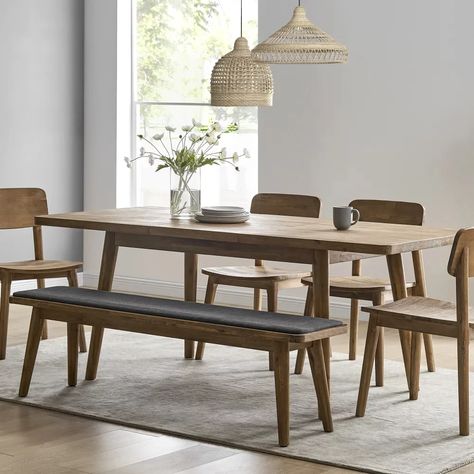 Best Castlery Furniture On Sale 2022 | POPSUGAR Home Set Dining Table, Table With Bench, Dinning Room Design, Rental House, Cozy Spaces, Dining Table With Bench, Kitchen Tables, Tables And Chairs, Best Dining