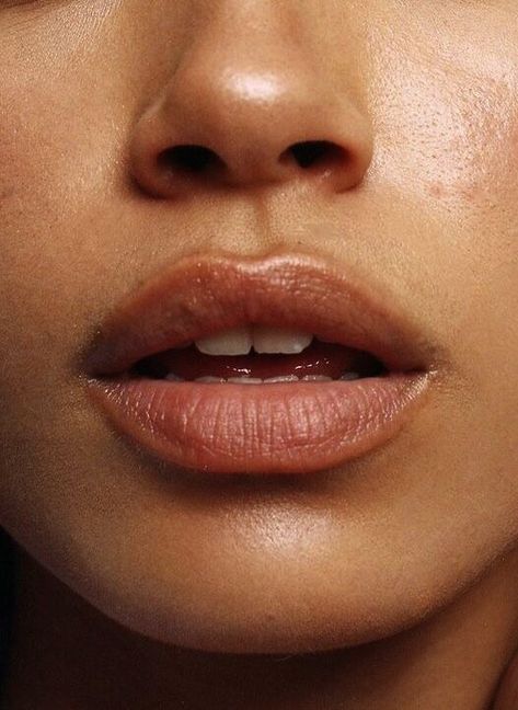 Lips Close Up Photography, Open Lips Reference, Nose Close Up Photography, Close Ups Face, Facial Features Photography, Nose And Mouth Reference, Upclose Photography Faces, Front Face Photography, Mouth Close Up