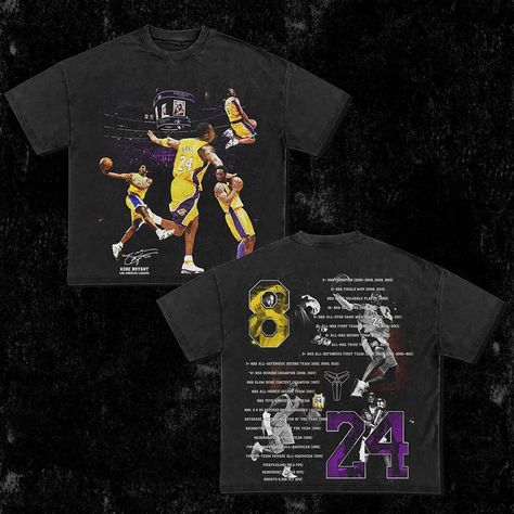 Design for sale, Kobe Bryant Bootleg Vintage T-shirt Bootleg T Shirt Design, Kobe Shirt, Kobe Bryant Shirt, Bootleg Design, Jordan Tees, Clothes Brand, Video Design, Style Goals, Tshirt Ideas