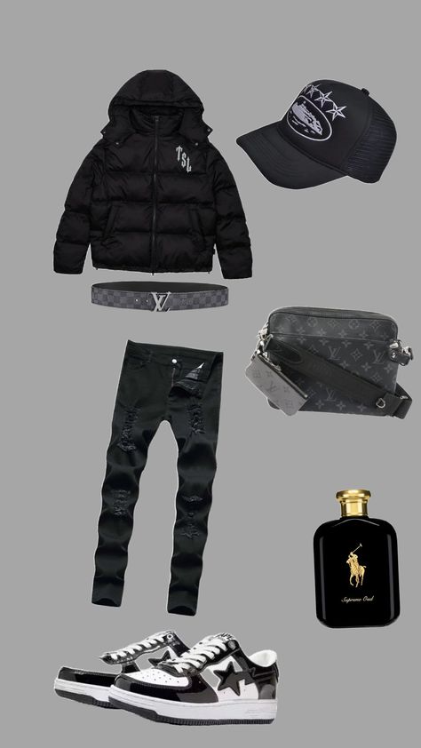 #outfitinspo #drip Men Night Club Outfit, Nike Tech Fit, Us Drip, Men Streetwear Outfits, Guys Fashion Swag, Black Outfit Men, Drippy Outfit, Hype Clothing, Drip Outfit Men