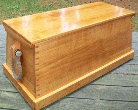 Craftsman built sea chests, tool chests, dittty box, plans Sea Chest, Hope Chests, Tool Chests, Woodworking Jobs, Woodworking Equipment, Woodworking Machinery, Tool Boxes, Blanket Chest, Wood Chest