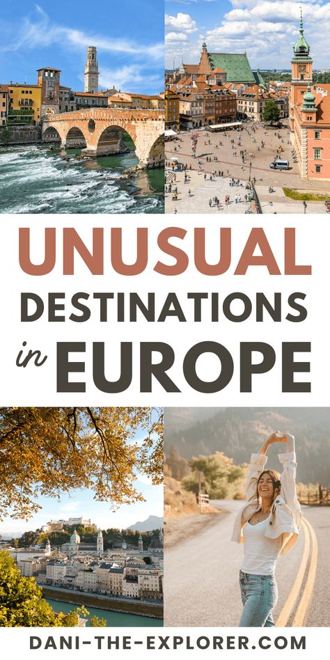 Looking for new destinations in Europe? Check out our guide on which cities to skip and the best alternatives to explore. — unique european destinations | unusual european destinations | unusual places to visit in europe | europe hidden gems | europe hidden destinations Unusual Travel Destinations, Vacation Places Europe, Travel In Europe Destinations, European Backpacking Trip, Top Places To Visit In Europe, Best Places To Visit In Europe, Hidden Gems Europe, Europe Weekend Trips, City Trips Europe