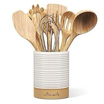 Farmhouse Kitchen Utensil Holder, Farmhouse Kitchen Utensils, Spatula Holder, Cooking Utensil Holder, Kitchen Utensil Storage, Ceramic Utensil Holder, Tall Kitchen, Utensil Caddy, Utensil Storage