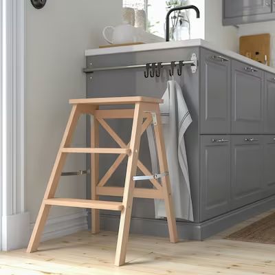 stepstool - Search - IKEA Ikea Pantry, Ikea Bekvam, Ikea Finds, Folding Step Stool, Entryway Organizer, Wood Ladder, Step Ladders, Things To Build, London Flat