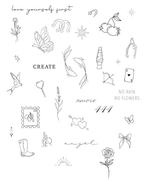 Tiny Tattoos Line Art, Cute Small Patchwork Tattoos, Patchwork Tattoo Quotes, Beautiful Symbols Tattoo, Outline Patchwork Tattoos, Patchwork Tattoo Minimalist, Classy Patchwork Tattoo, Patchwork Tattoo Ideas Dainty, Millenial Tattoo Ideas