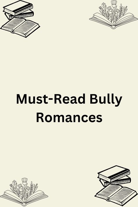 Check out some of my favorite bully romance books. Bully To Lovers Romance Books, Free Books To Read Pdf, High School Bully Romance Books, Bully To Lovers, High School Romance Books, School Romance Books, Book Recs Romance, Bully Romance Books, High School Bully