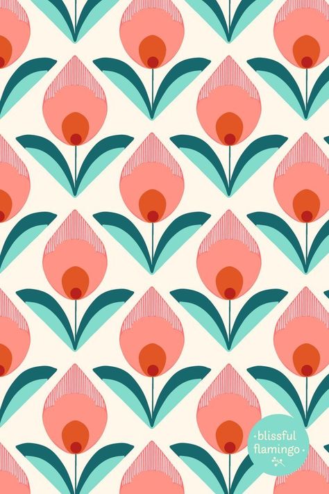 Repeating Pattern Design, Fabric Home Decor, Pattern Design Inspiration, Textile Pattern Design, Geometric Flower, Design Textile, Motif Design, Repeat Pattern, Pattern Fabric