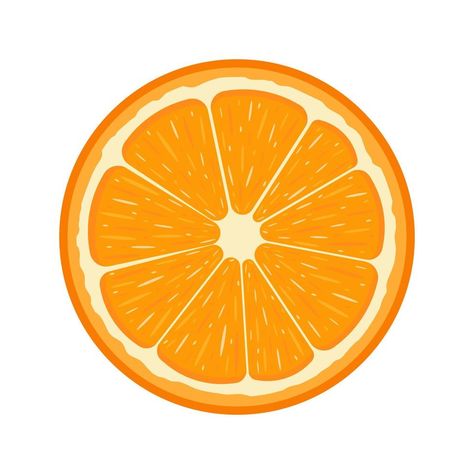 Fresh half orange fruit isolated on white background. Tangerine. Organic fruit. Cartoon style. Vector illustration for any design Orange Illustration Graphics, Orange Fruit Cartoon, Orange Fruit Art, Orange Clipart, Orange Collage, Fruits Illustration, Orange Cartoon, Orange Vector, Abc Phonics