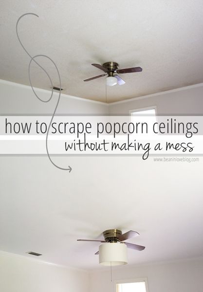 Popcorn Ceiling Makeover, Popcorn Ceiling Removal, Decorative Ceiling Panels, Living Room Makeover Ideas, Covering Popcorn Ceiling, Stencil Concrete, Room Makeover Ideas, Removing Popcorn Ceiling, Messy House